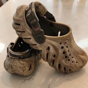 CROCS Kids Sandals in Brown and Tan